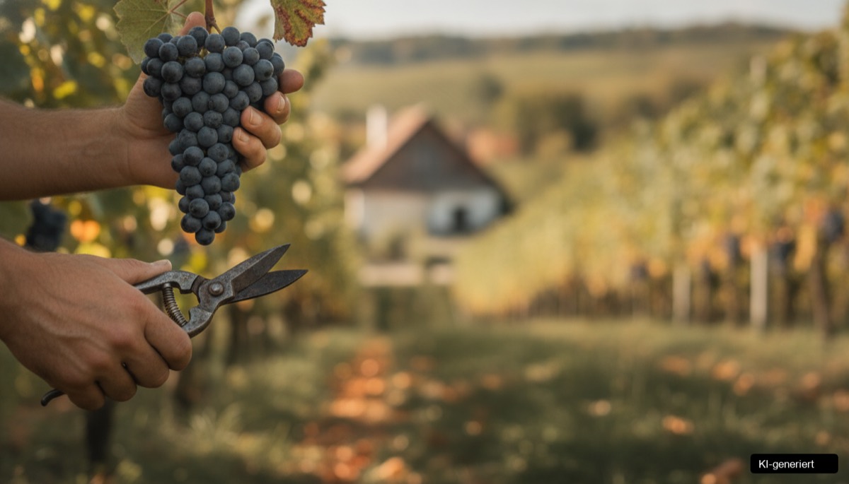 Weingut mit Reben in der Südsteiermark, symbolisiert Marketing Winzer Wirt Handwerker Südsteiermark