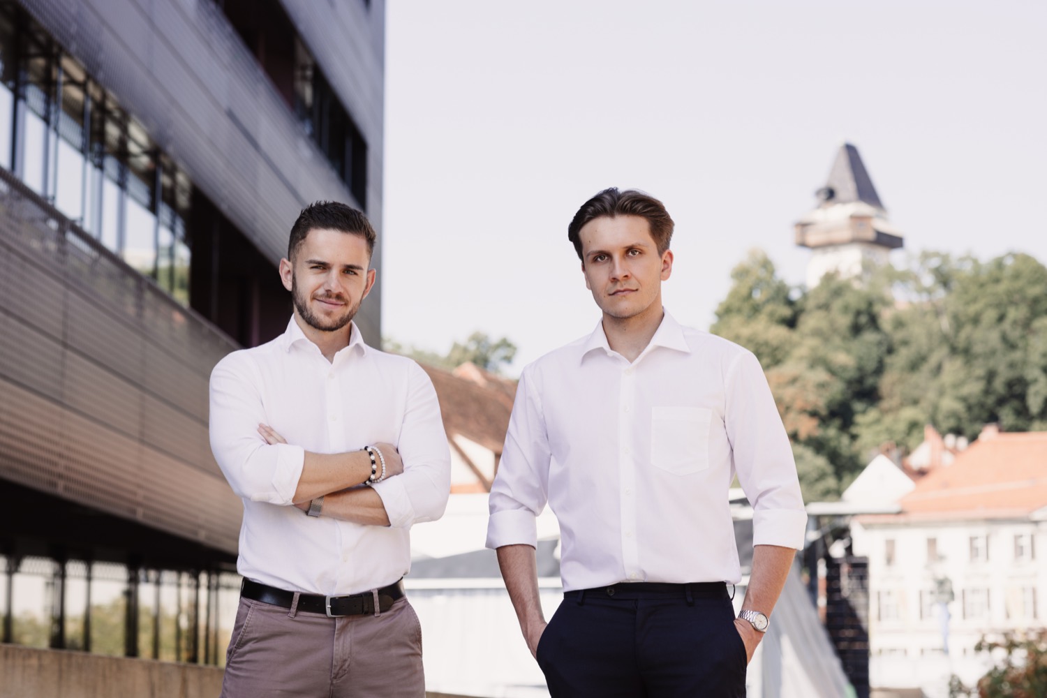 Alexander Szakaly und Jan Doleschel – Gründer der Werbeagentur Leibnitz